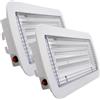 LED ATOMANT Luce di emergenza LED impermeabile 8W, IP65, 450 Lumen, 2h Autonomia, Da incasso o da superficie, Impermeabile, Resistente all'acqua, Per esterni, Garage, Corridoi, Uscite, Terrazze,