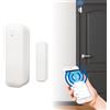 LED ATOMANT Sensore apertura porta finestra WiFi LED ATOMANT, avviso in tempo reale sul telefono, rilevatore porta aperta intelligente compatibile con Smart Life, Tuya, Google Home e Alexa, installazione senza
