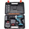 JUJU Set di punte a percussione a batteria, con 2 batterie da 21 V 1,5 Ah, 25+3 impostazioni di coppia, 2 velocità, Don Feliz