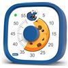 BRAINSTREAM Timer visivo per bambini - Cookie Monster - Strumento di gestione del tempo - Conto alla rovescia di 60 minuti - Promuove la concentrazione e la produttività - Per la scuola, il gioco, lo studio,