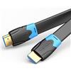 NONE Cavo piatto Vention hdmi maschio a hdmi maschio 2.0 4k - 1 m - colore nero