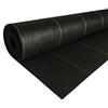NONE Rete anti-erba - Permeabile all'acqua e stabile ai raggi UV - Geotessile resistente allo strappo per giardino - Tessuto anti-erba contro le erbacce - Colore nero