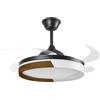 NONE Ventilatore da soffitto LED Lalumia ZS6066, luce LED dimmerabile 60W, 3000K-6000K, bianco