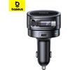 Baseus 60W Caricabatteria da auto 45W Cavo retrattile Ricarica rapida 3 porte 180 ° Caricatore per telefono da auto rotante per laptop iPhone Samsung