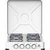 NONE Fornello a Gas Royal Swiss 4 Fuochi 6,6 kW | Piano Cottura Portatile in Alluminio Pressofuso | Coperchio Pieghevole | Accensione Manuale | Per Butano e GPL