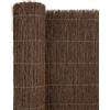NONE Recinzione in erica naturale 1400 g/m² 80% di occultamento con filo cucito Thayba