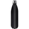 NONE Bottiglia thermos in acciaio inossidabile a doppia parete con finitura nera - Adatta sia per bevande calde che fredde - Tappo aderente per evitare perdite - Ideale per ufficio, montagna, spiaggia... -