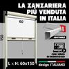NONE Zanzariera a Rullo Verticale 60 x 150 AVORIO Fai da Te Kit Riducibile su Misura, per Finestra