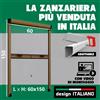 NONE Zanzariera a Rullo Verticale 60 x 150 BRONZO Fai da Te Kit Riducibile su Misura, per Finestra