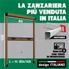 NONE Zanzariera a Rullo Verticale 80 x 160 BRONZO Fai da Te Kit Riducibile su Misura, per Finestra