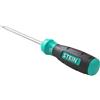 STEIN Cacciavite Torx Stein T15x100mm / T20x100mm - Punta diamantata magnetica, acciaio cromato opaco S2, impugnatura ergonomica antiscivolo