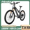NONE TX19【Bicicletta Elettrica】Motore da 1000W Batteria 48V19.2AH Freni Idraulici Doppi Bicicletta Elettrica a 27 Velocità Pneumatici da 29 Pollici E-Bike Fuoristrada
