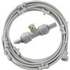 NONE Kit Nebulizzazione da Giardino 10/15/20m, Raffreddatore da Esterno per Piante, Gazebo e Terrazze, Collegamento a Tubo e Rubinetto, Pressione 3-5 Bar, Sistema di Irrigazione Micro Sprinkler