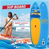 Feath-R-Lite Tavola da Stand Up Paddle Gonfiabile Impermeabile Feath-R-Lite 350x84x15cm SUP Yoga Surfing 180KG Ottima per Principianti e Avanzati Tutti i Livelli di Abilità