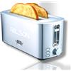NONE Tostapane Palson Austin 1400W - Doppia Fessura Lunga in Acciaio Inox, 3 Funzioni (Scongelamento/Riscalda/Annulla), 6 Livelli di Tostatura