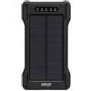Kynley Power Bank Solare 10000mAh 2.4A con Ricarica Solare, Batteria Esterna Portatile con Torcia LED, Cavo Integrato USB/Type-C/Micro USB/iPhone, Caricatore Portatile Resistente per Campeggio, Viaggi ed