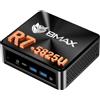 NONE BMAX B5A Pro Mini PC, AMD Ryzen 7 5825U con grafica Radeon, 16GB di RAM + 512GB SSD, WiFi6 + Bluetooth 5.3, Computer Desktop con Windows 11