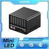 Ninkear AOOSTAR WTR MAX Mini PC NAS Barebone a 11 Bay (Senza RAM e SSD), Schermo Secondario, AMD R7 Pro 8845HS 8 Core Max 5.1GHz, HDMI+DP