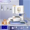 Teendow Robot Aspirapolvere con LiDAR, Mappatura Intelligente, 3-in-1, Aspirazione 6000Pa, 150 Minuti di Autonomia, Ricarica Automatica, Zone Proibite e Contenitore Polvere da 3L