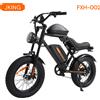 NONE Bicicletta Elettrica JKING FXH-002 45KM/H con Motore 500W, Batteria 48V15.6Ah, Pneumatici Fat 20*4.0 Pollici, Bici Elettrica da Montagna per Adulti con Faro, Luce Posteriore e Display LCD