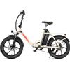 NONE Bicicletta elettrica pieghevole Maxtron Mule con motore da 250W, batteria rimovibile da 48V20Ah, supporto a 7 velocità, pneumatici larghi 20*3 pollici.