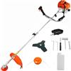 Linea HD ED52P - Decespugliatore a Benzina 52cc con Motore 2T, 3hp e Kit di Attrezzi
