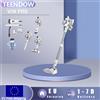 NONE Teendow V08Pro Aspirapolvere Senza Fili 6-in-1 con Sistema di Filtrazione a 5 Stadi, Potente Aspirazione da 25kPa, 180° di Rotazione ° Sterzo Flessibile per Pulizie Domestiche