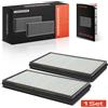Frankberg Filtro Abitacolo a Carboni Attivi Frankberg 2x per BMW Serie 7 E65 E66 E67 730-760 Alpina B7 Rolls LAK173 64116921019 64119272643 340539