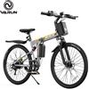 Varun Bicicletta Elettrica per Adulti Varun M26-3 Pro, Batteria 48V 7.8Ah, MTB Elettrica da 27.5 Pollici, Velocità Massima 32km/h per Uso Urbano
