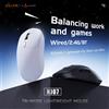 Ajazz Mouse gaming wireless AJAZZ NJ07, leggero 59g, sensore Pixart PAW3311, 6 livelli DPI fino a 12K, mouse PC cablato 2.4G/USB-C per giocatori.