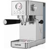 HAUSPROFI｜Macchina da Caffè Espresso a Pressione｜Bean-to-Cup｜Semi-Automatica｜1300W, 20 Bar｜Macinacaffè Integrato e Serbatoio Acqua da 1.4L｜Per Casa, Ufficio, Barista | Acciaio