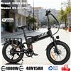 Samebike RS-A02 Pro Bicicletta Elettrica Pieghevole per Adulti, Mountain Bike con Pneumatici Fat da 20x4.0 Pollici e Batteria Rimovibile da 48V 15Ah