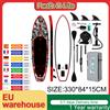 Feath-R-Lite Tavola da Surf Gonfiabile Feath-R-Lite 330 * 84 * 15CM con Tre Pinne, Capacità Massima di Carico 165KG+, Pieghevole con Accessori Completi