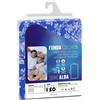 NONE Coprimaterasso Regolabile Serie Alba - Proteggi Materasso Traspirante e Morbido, Strato Completo con Cerniera, 100% Poliestere, Facile da Lavare - Disponibile in 80, 90, 105, 135, 150 e 180 cm