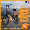 NONE Bicicletta Elettrica Pieghevole Lankeleisi G660 20 Pollici, Motore Posteriore 48V500W, Batteria al Litio 12.8Ah, Freno Idraulico, Display LCD
