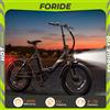 Foride Bici Elettrica Foride Y10 Step-Thru con Pneumatici Fat da 20'x16.5', 36V 13Ah 250W, Velocità Massima 25km/h, Freni a Disco Doppi e Freno Elettrico, Autonomia Massima 65km, Carico Massimo 120KG
