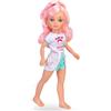 NONE Nancy Glow Up Beauty Pack bambola capelli rosa 42 cm Famosa