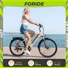 FORIDE J2 ST E-BIKE con pneumatici in gomma da 26 pollici, motore da 250W, 36V/15.6Ah, velocità massima 25 km/h, autonomia massima 100 km, IPX4, freno a disco meccanico ed E-Brake, forcella