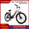 NONE Cmacewheel L26 2026 Nuova Bici Elettrica 950W di Potenza Massima 48V 17.5Ah 26*2.1″ E-bike Step-through 7 Velocità Freno a Disco Idraulico 60km 42km/h