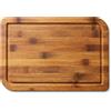 NONE Tagliere da Cucina Multifunzionale in Bambù, MIGLIORATO, Tagliere e Piano di Servizio con Fessura Antigoccia, Sottopentola Decorativo in Legno Naturale