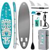 Feath-R-Lite Tavola da surf Feath-R-Lite con pagaia integrata, dimensioni 10'6 "× 33" × 6 ", tavola antiscivolo facile da trasportare, SUP gonfiabile e il suo set completo di accessori