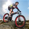 SAMEBIKE Bicicletta Elettrica Samebike LO26 Plus, Motore Posteriore 48V1000W, Batteria al Litio 15Ah, E-bike con LCD, Ruote 26*4.0", Freni Idraulici