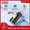 DDPAI Mini Pro 2K Dash Cam con Controllo Vocale Intelligente, WiFi, Visione Notturna, Monitoraggio Parcheggio 24H, DVR per Auto