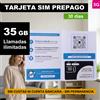 SUOP Scheda SIM Prepagata 35 GB e Chiamate Illimitate | 30 giorni | Rosso 5g | Pin bloccato. Valido per telefoni cellulari, localizzatori GPS, allarmi, router MiFi e orologi | Pagamento