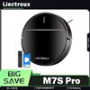 LIECTROUX M7S Pro Robot Aspirapolvere, Navigazione con Mappa 2D, Batteria da 4400mAh, Autonomia 110 minuti, Lavaggio a Secco e Umido, Controllo Tramite App WiFi