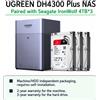 NONE UGREEN DH4300 Plus NAS a 4 vani da 12 TB - Server NAS domestico per cloud privato e backup RAID; condivisione di foto, video e file; storage di rete per PC, Mac e smartphone.