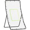 NONE Rete da rimbalzo per calcio in acciaio pieghevole, bersaglio regolabile per allenamento di tiro, attrezzatura per allenamento, 90x80x140cm, parete di rimbalzo in acciaio e PE.