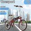 ONESPORT Bicicletta Elettrica Pieghevole Onesport OT02 Pro, Batteria 36V5.2Ah, Motore Posteriore 250W, Standard UE, Doppio Freno a Disco, Bici Elettrica 20 Pollici