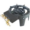 NONE Fornello a Gas da Esterno Royal Swiss 4 Gambe 9,0 kW in Ghisa - Triplo Bruciatore ad Alta Potenza