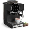 JUJU DON FELIZ Macchina da caffè super-automatica con macinacaffè integrato, 20 bar, 1350W, serbatoio per chicchi da 100g, serbatoio da 1,8L, portafiltro da 51mm, vaporizzatore per latte, Espresso caldo e